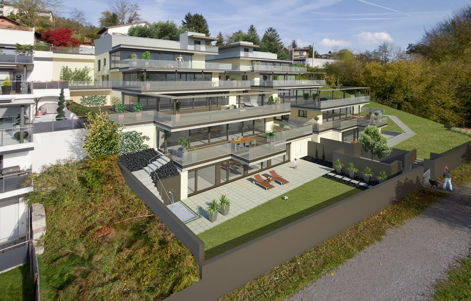 «Riversight» Terrassenhäuser in Oetwil a. d. Limmat